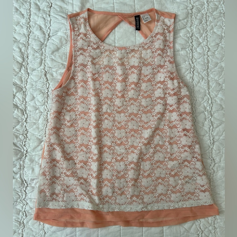 H&M tank with sheer back